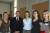 Avec Nicole Davis et le principal du coll&egrave;ge de Benowa.